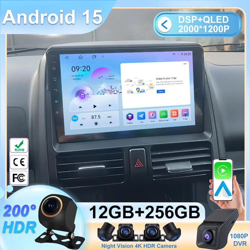 

Voice Radio NO 2din Android Auto Car Multimedia Video Player For Honda CR-V CRV 2 2001 - 2006 High-performance Carplay GPS 2 dvd