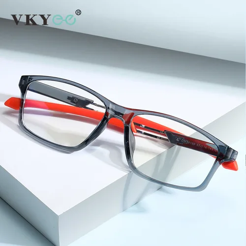 Imagen 2 del producto Nuevas gafas ópticas VICKY TR90 para hombre, gafas con montura, moda para actividades al aire libre, gafas deportivas para mujer, prescripción personalizable