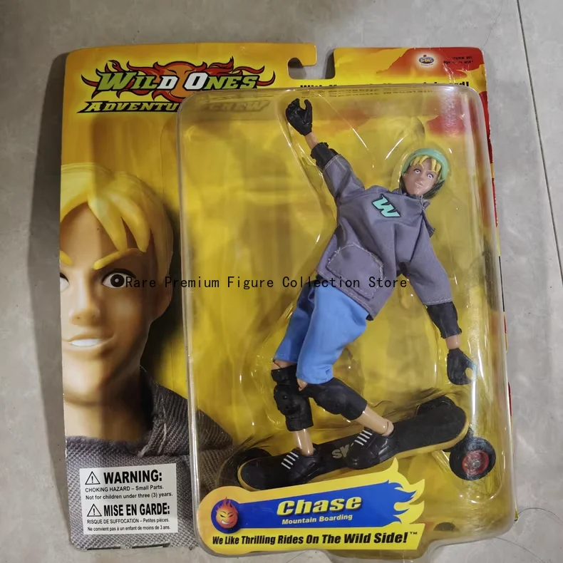 

Vintage Toy Wild Ones Adventure Crew - Skateboard Kid Figure/Set, Classic Collectible Play Toy
