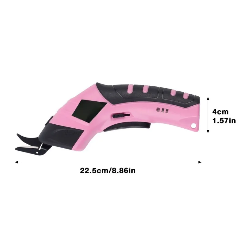Handheld Electric Fabric Shear Manganese Steel Cutting Tool For Cloth Trimming Leather Edge Trimming And Garment Processing Work