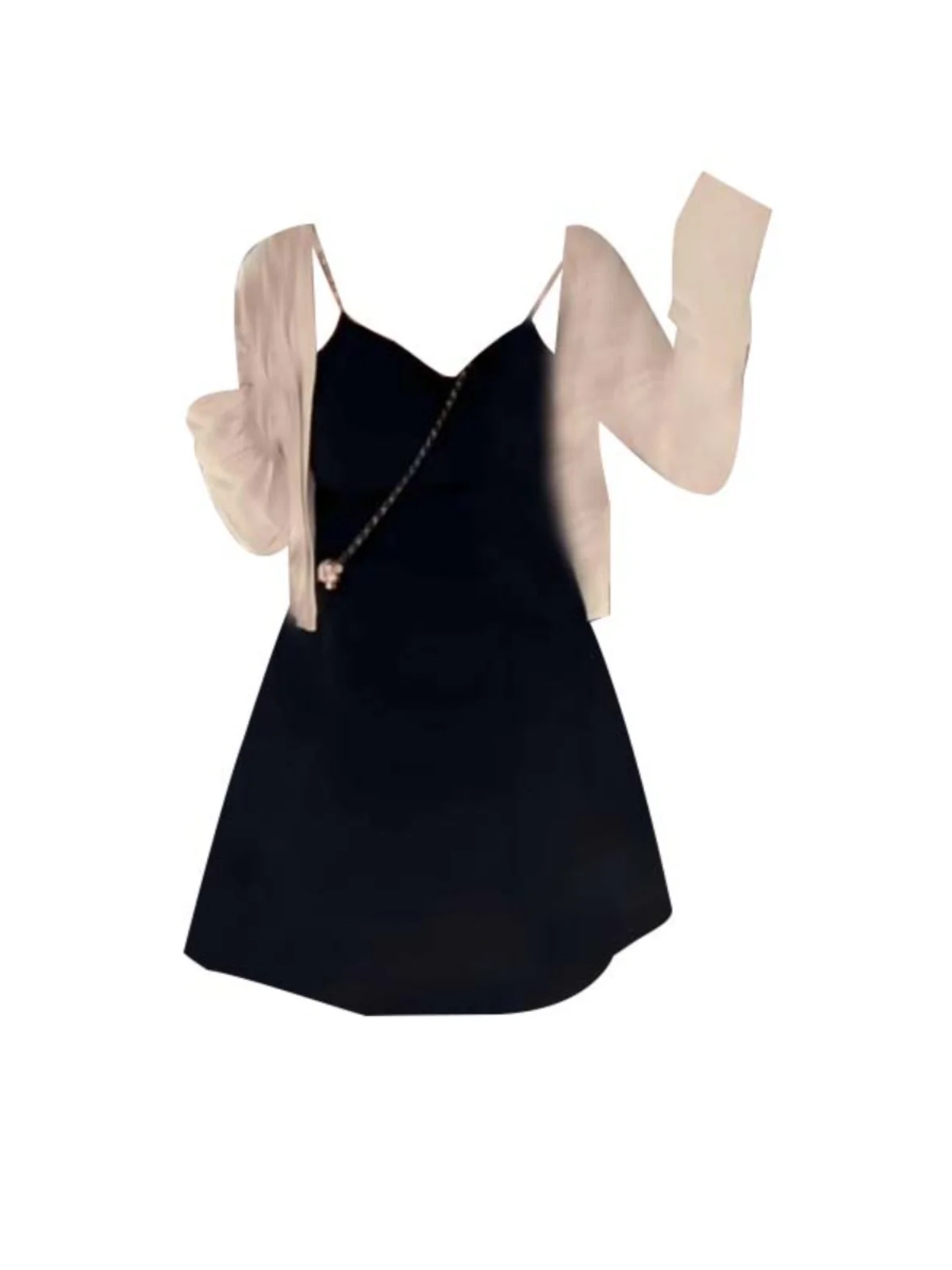 

Летний комплект Tagkita: модный сарафан больших размеров с эффектом стройности для женщин 8-25 лет