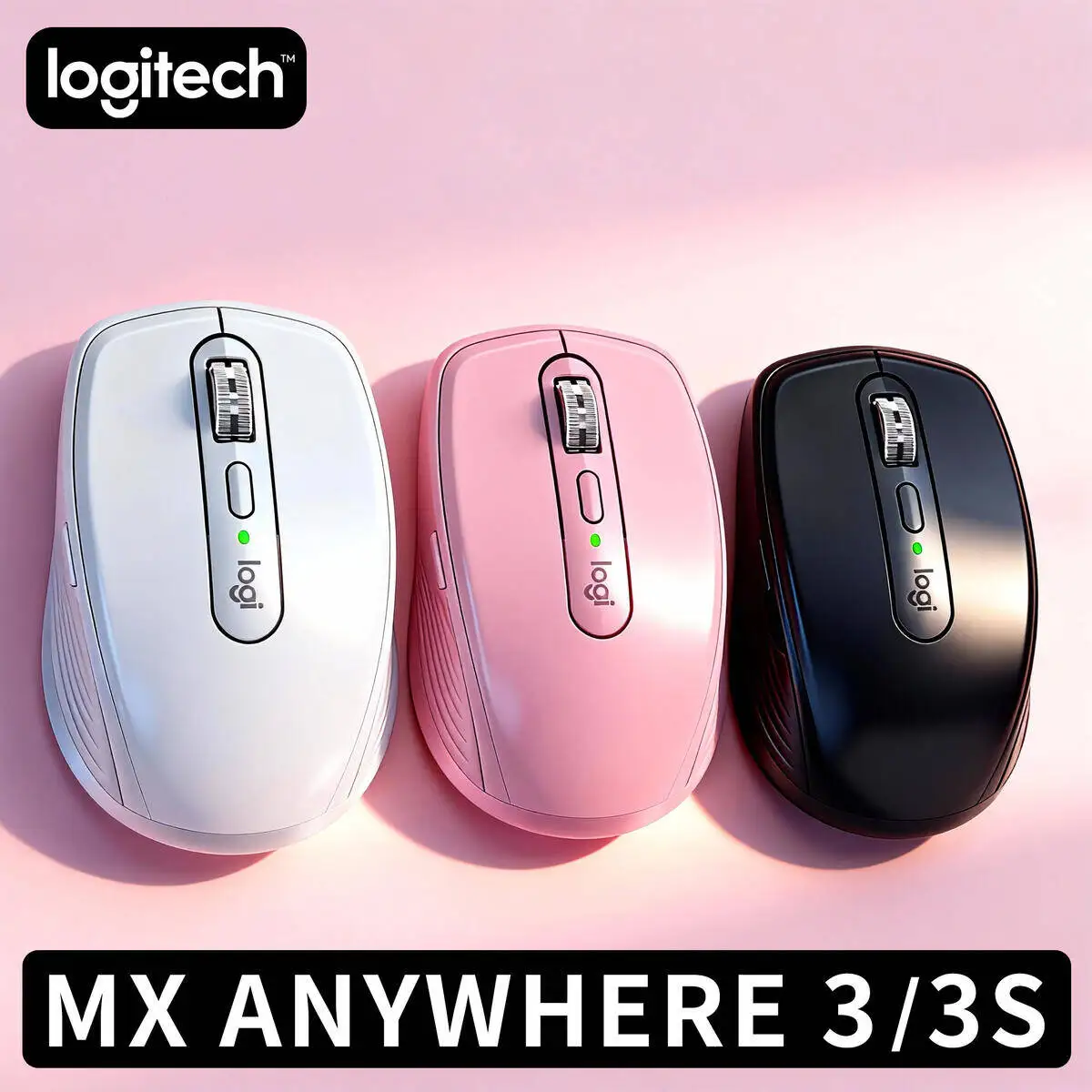 

Logitech MX Anywhere 3S High Precision Wireless Mouse Silent Fast Scrolling for Laptop Desktop Office