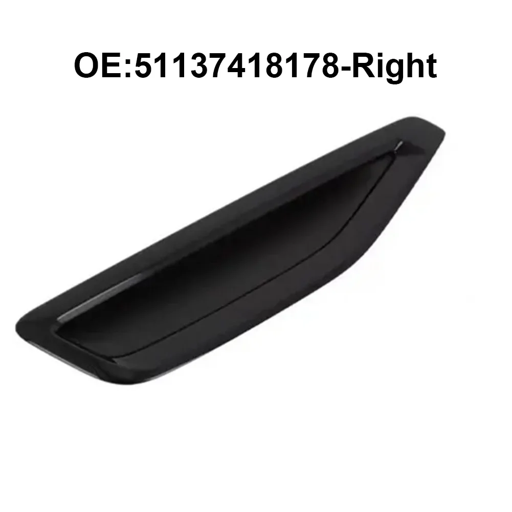Black Front Fender Trim Black Fender Trim For BMW Easy Installation Process Long-lasting Performance For BMW X5