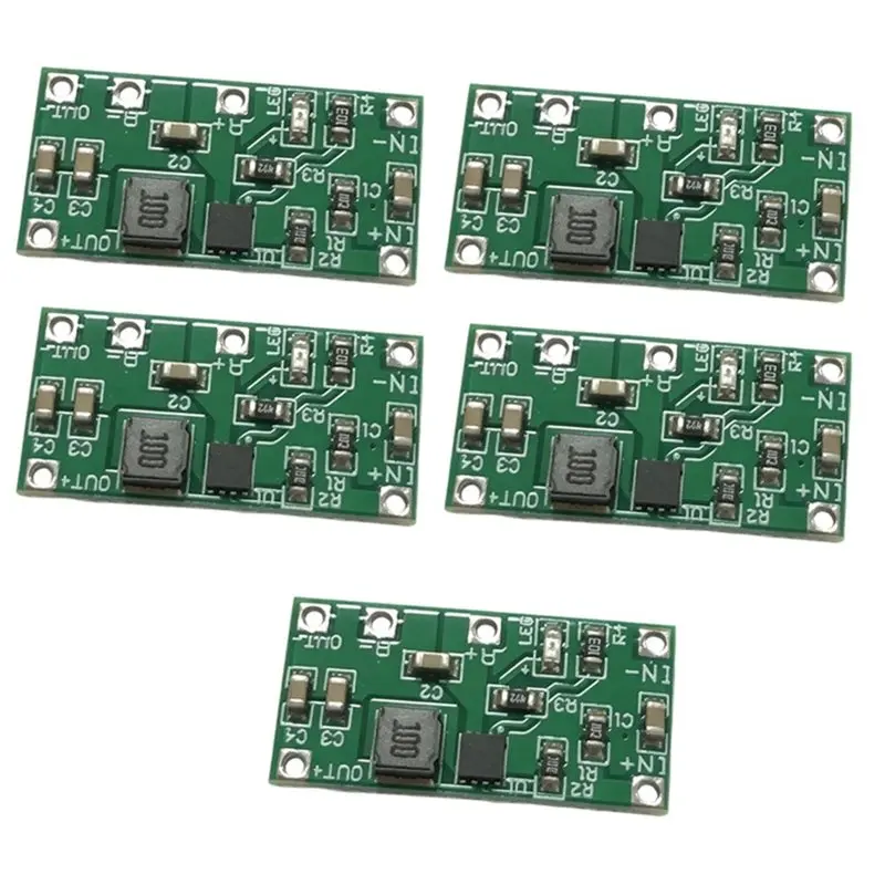 IALJ-5Pcs 3.7V To 1.5V Output DC-DC Buck Step Down Power Module 3.7V To 1.5V Step-Down Module Replace AA AAA Dry Battery