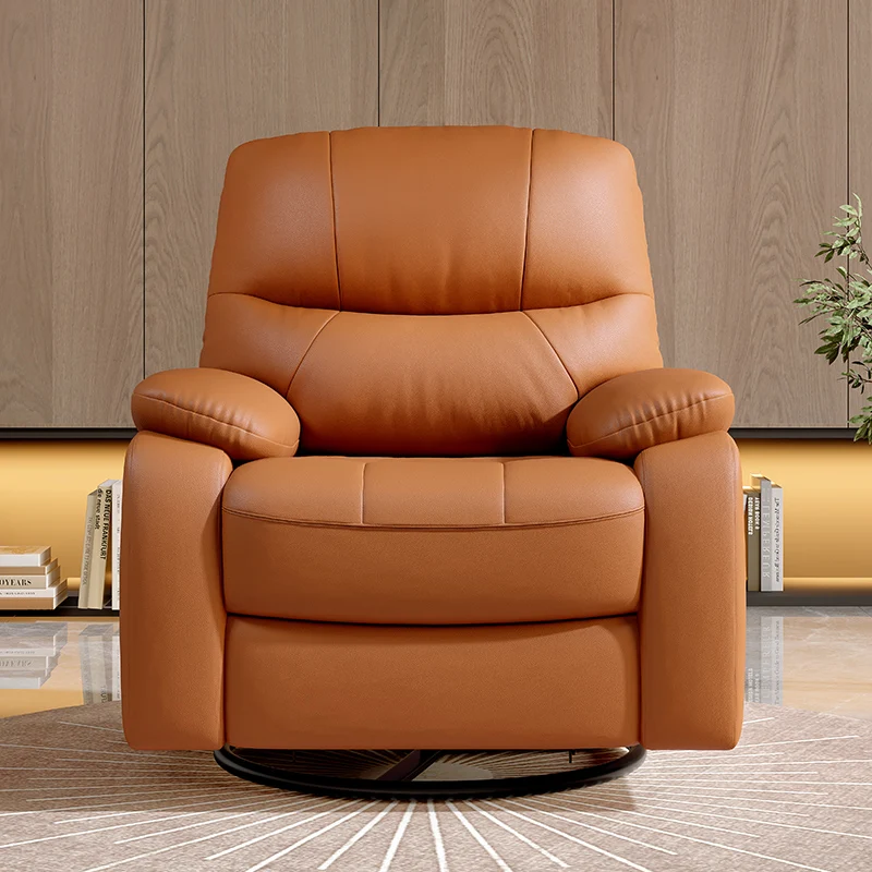 # Reclining Luxury Single Sofa Chair Single Leather Recliner Rocking Electric Swing Leather Sofa