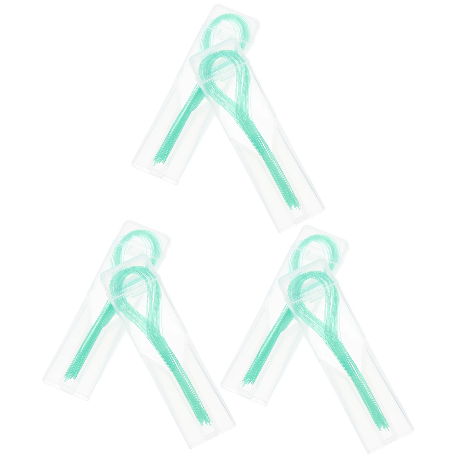 

6 Boxes Floss Threaders Dental Floss Nylon Travel Sewing Bridge Teeth Braces Thread Guide al Care Practical Gifts Safe Harm