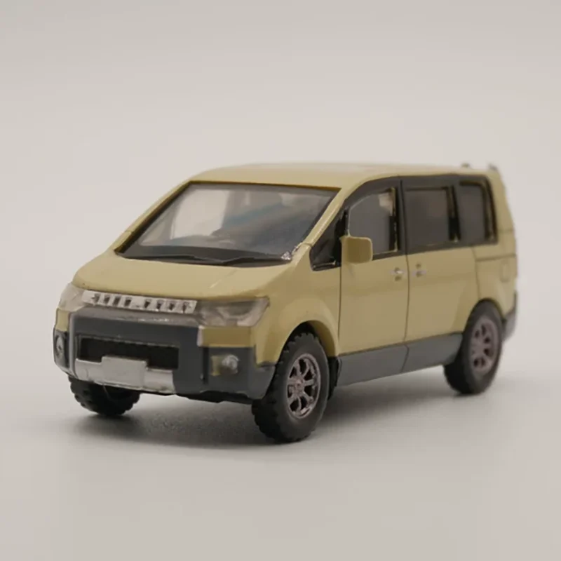 

1:64 Scale Delica Plastic Business Van Finished Product Car Model Simulation Toy Collection Gift Display Static Model