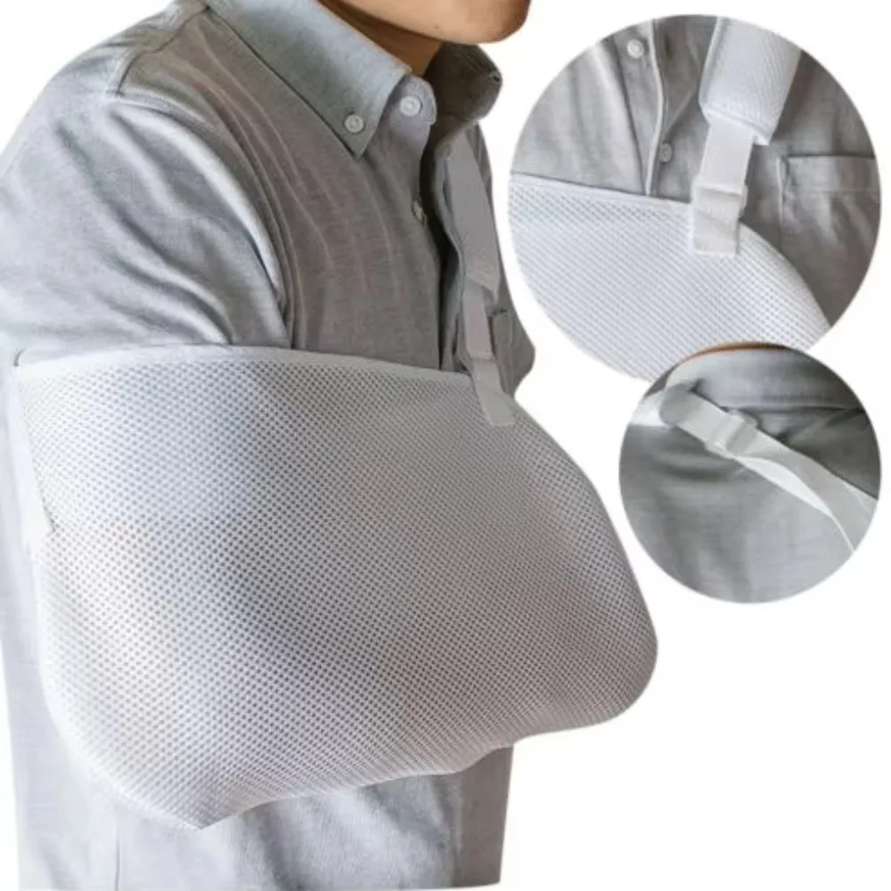 

Medical Arm Fixation Sling Forearm Elbow Joint Fracture Support Stabilizer Breathable Mesh Cloth Wrist Broken Recovery Protector