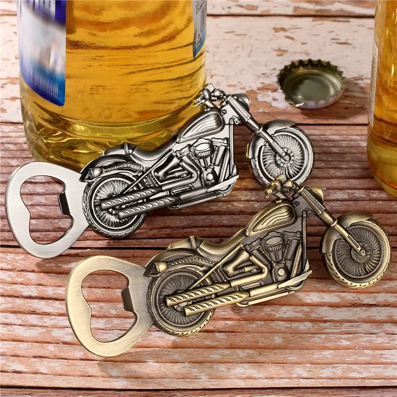 

Portable Motorcycle Shape Metal Bottle Opener Kitchen Bar Corkscrew Accessory Decoration Wedding Party Present Set with Bag