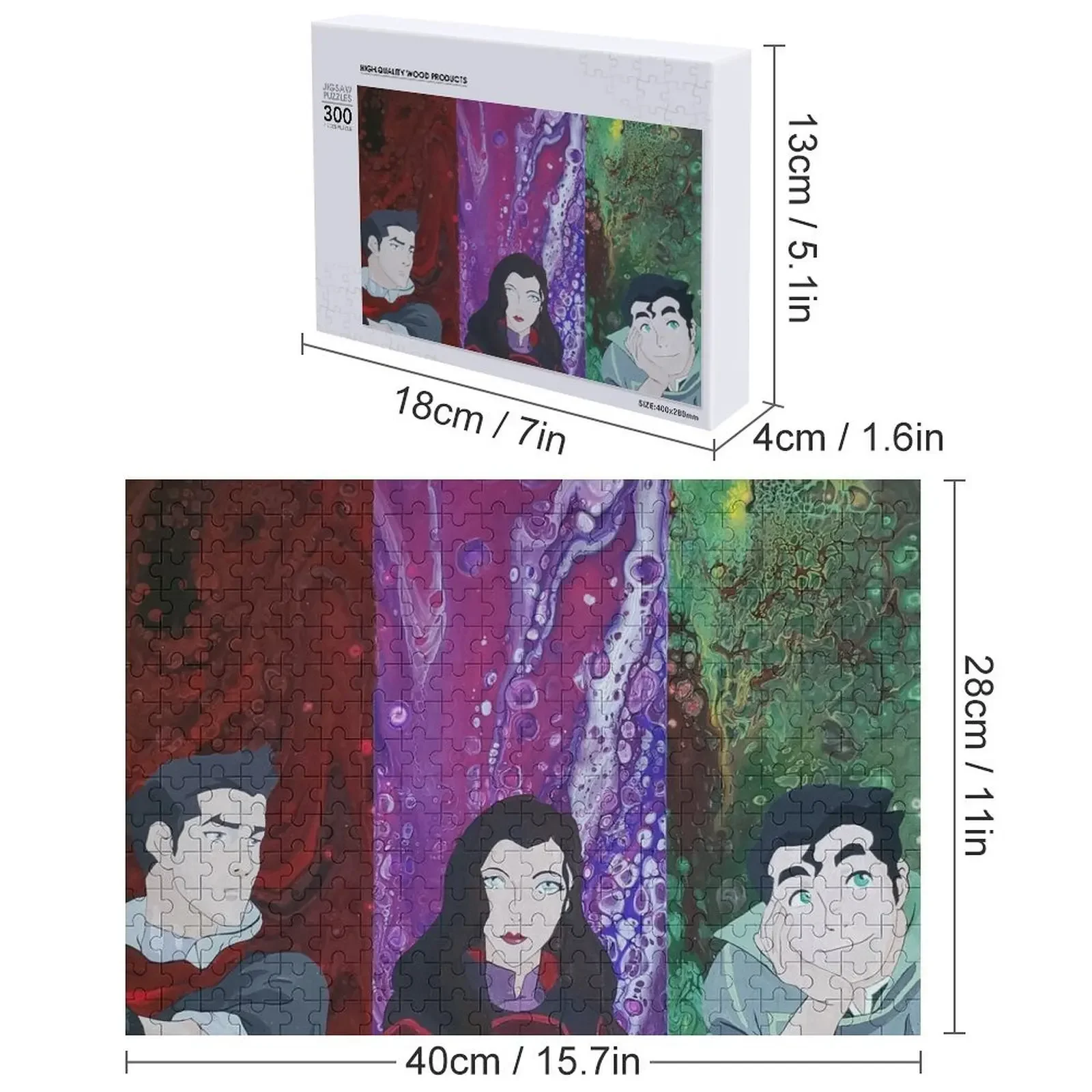 Vrienden Legpuzzel Aangepaste kindercadeauspeelgoed voor kinderen Puzzel