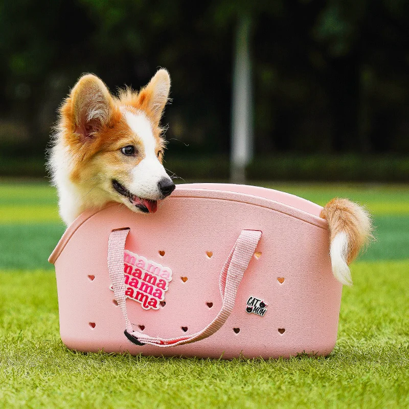 

EVA Cute Pet Handbag High-Capacity fit Dogs and Cats Portable Waterproof Outdoor Carrying Easy Cleaning Female Handbag for Pet
