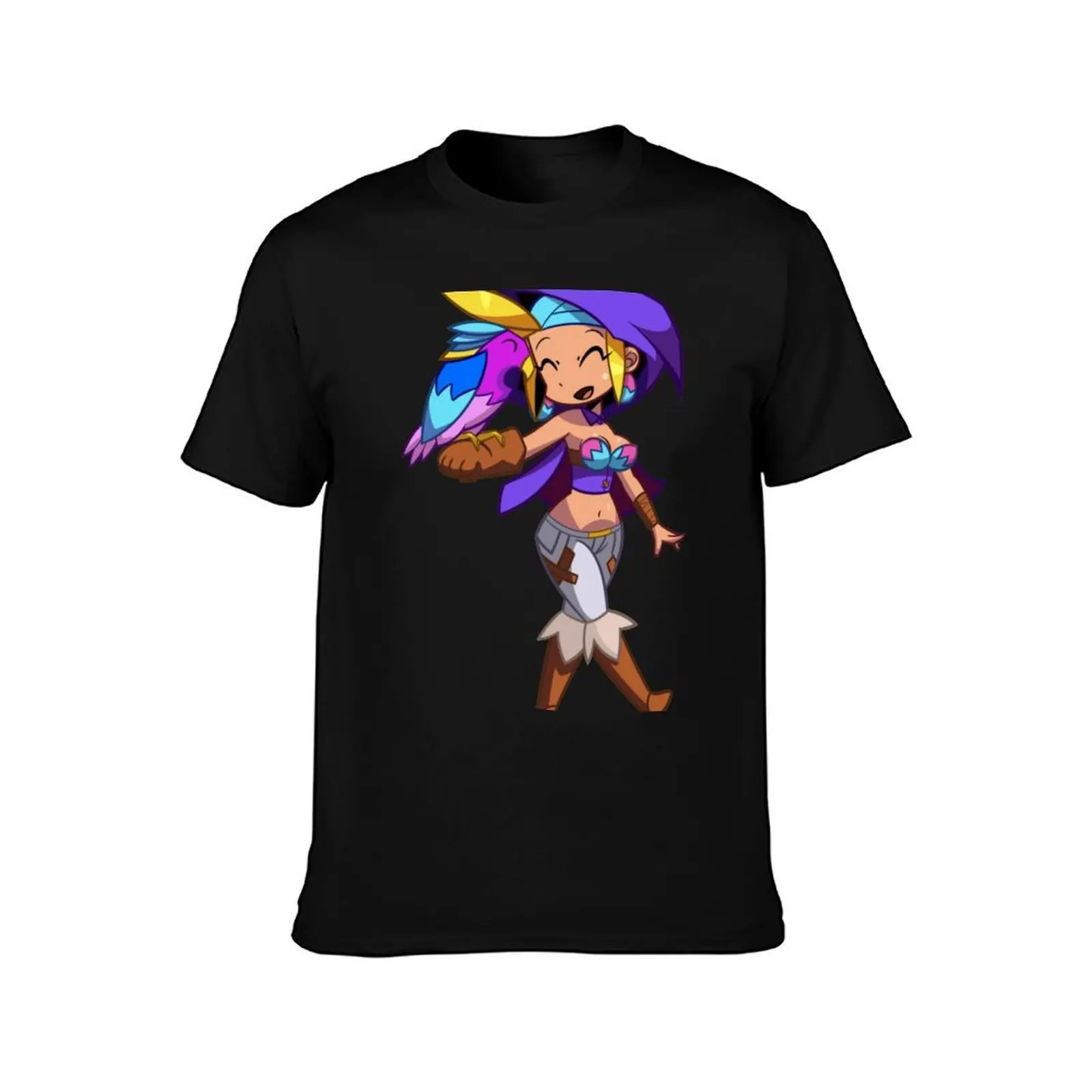 Shantae | Sky T-Shirt, Summer Casual Cotton Tee, Oversized Streetwear Tops, Vintage Graphic Print, Loose Fit Short Sleeve