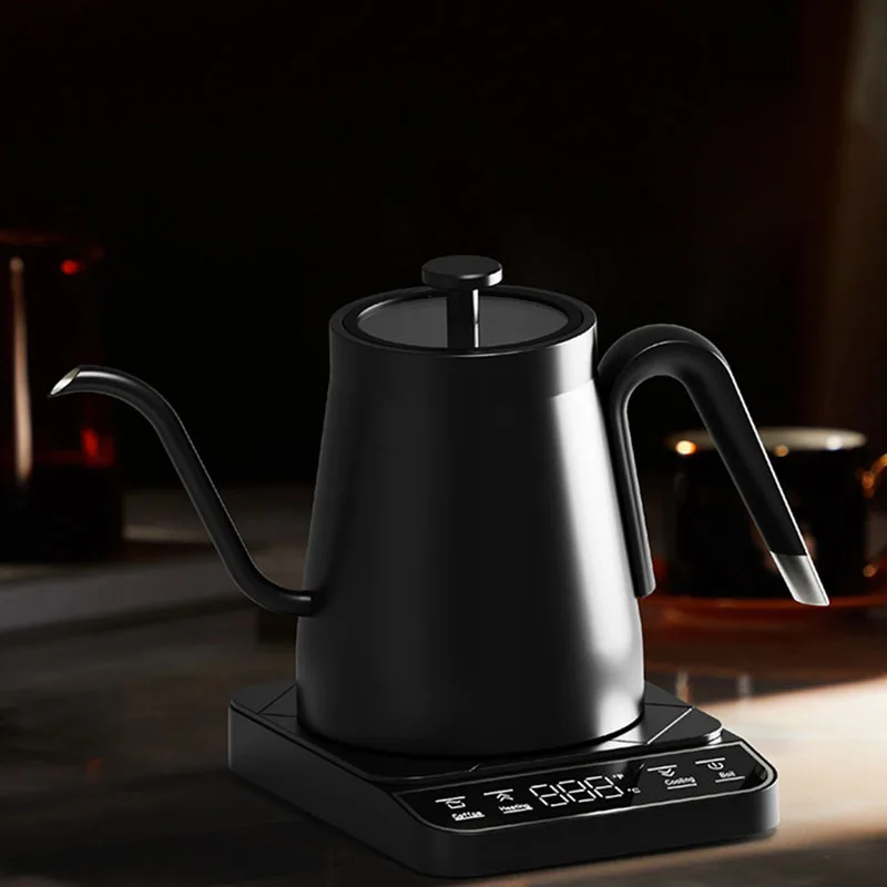 120v 220v Stainless Steel electric kettle insulation coffee pot with temperature control Gooseneck nozzle teapot smart kettle