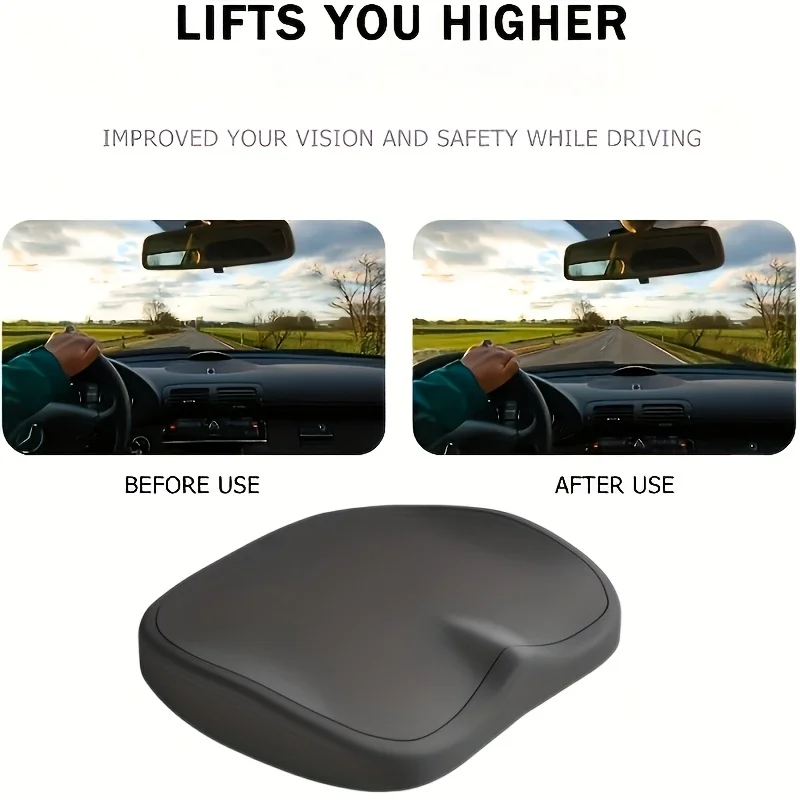 1PCS  Hip Support Cushion Skin-friendly Polyester Fabric Seat Pad For Drivers Office  Sitting Pressure Relief Seat Accessory