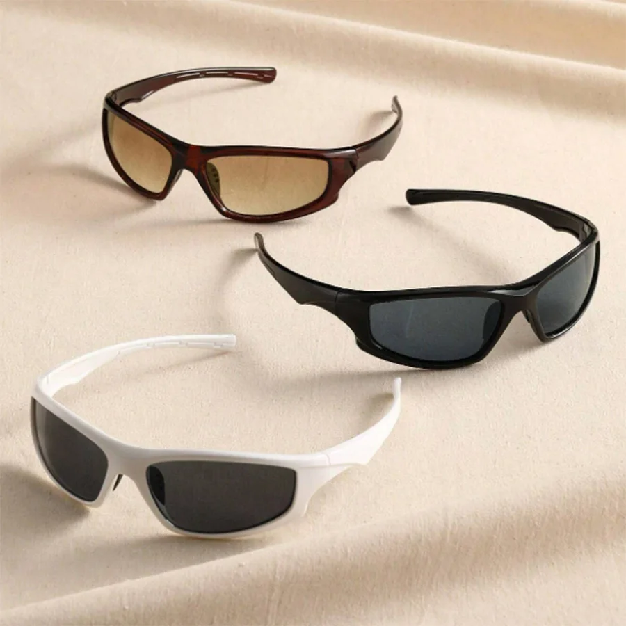 5pcs Women Punk Street Style Y2K SunGlasses For Rave Party Street-Photography Musical Festival  Decoration Beach Accessories