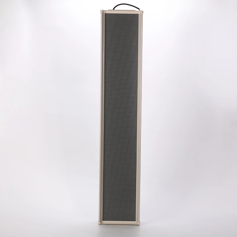 80W power public address system ip network waterproof column speaker for park station