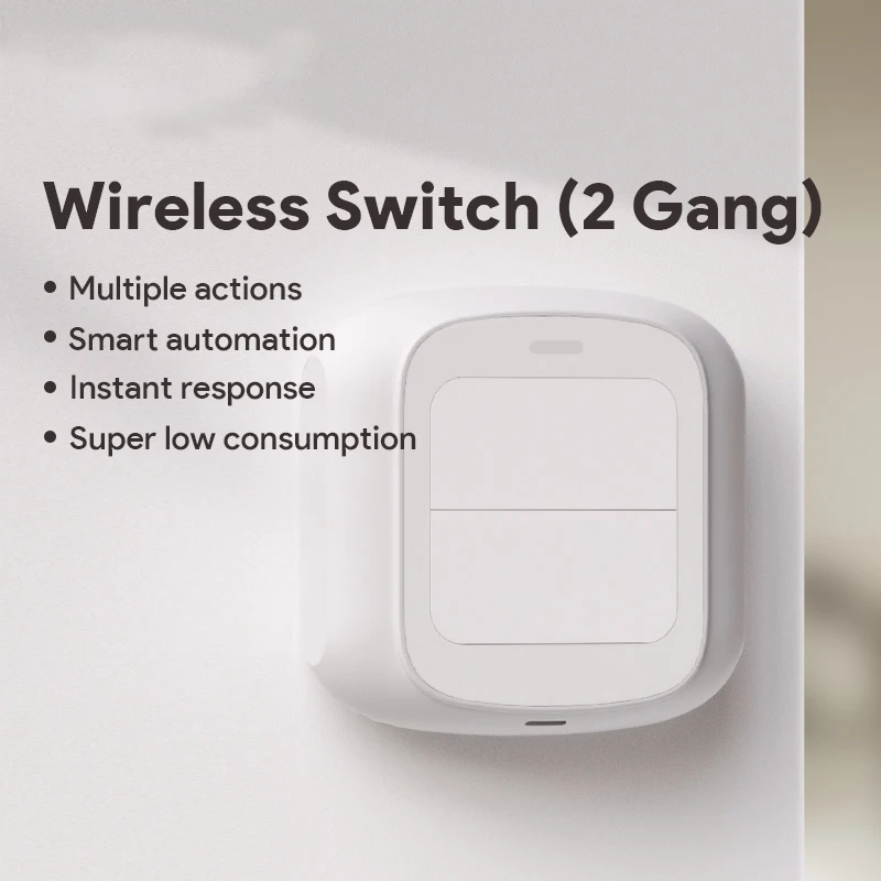 Control remoto inalámbrico interruptor de botón inteligente Aubess Wifi Zigbee interruptor de escena inalámbrico No Neutral 6 interruptor de escena