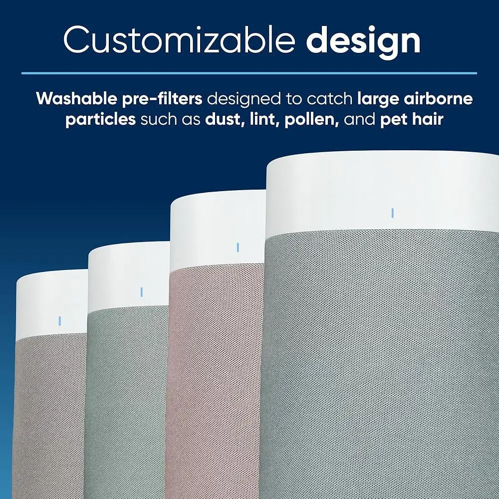 고성능 공기 청정기 대형 객실 청소 3048 Sqft HEPASilent 알레르기 먼지 바이러스 애완 동물 비듬 스마트 제어 조용함