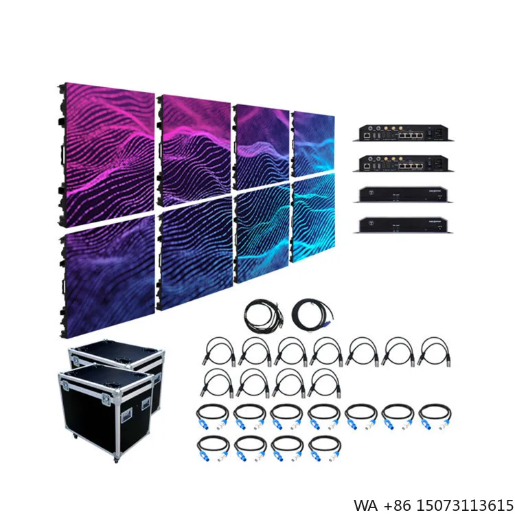 

Indoor P3.91 LED Rental Screen - 500*500mm Promotion Price for Wedding & Concert Stages