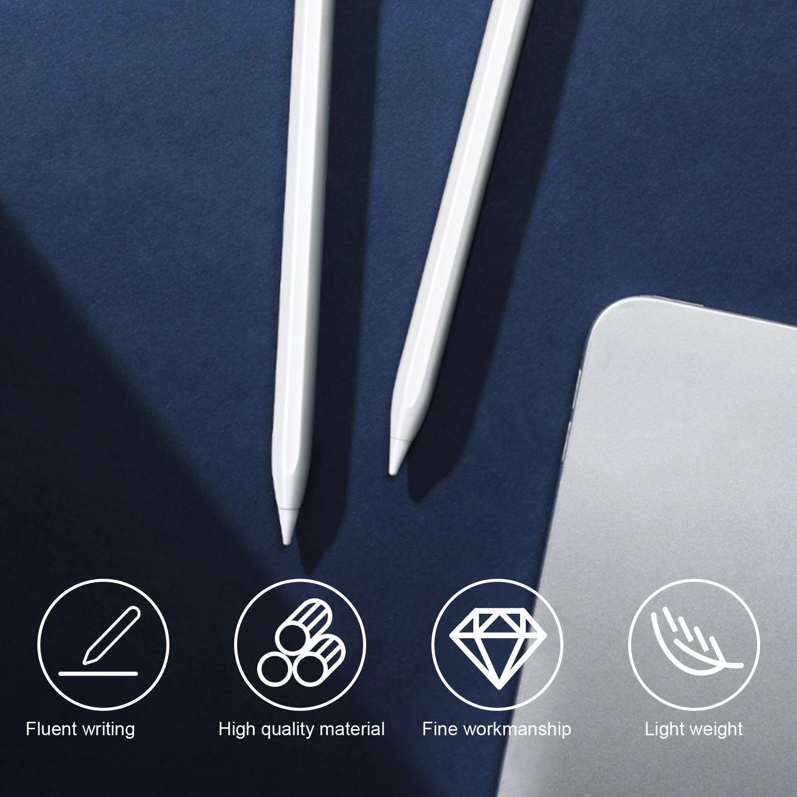 

1 шт., сменный наконечник для стилуса, прочная структура, не легко трещить, сменный наконечник для карандаша 1, 2, полезный аксессуар для стилуса