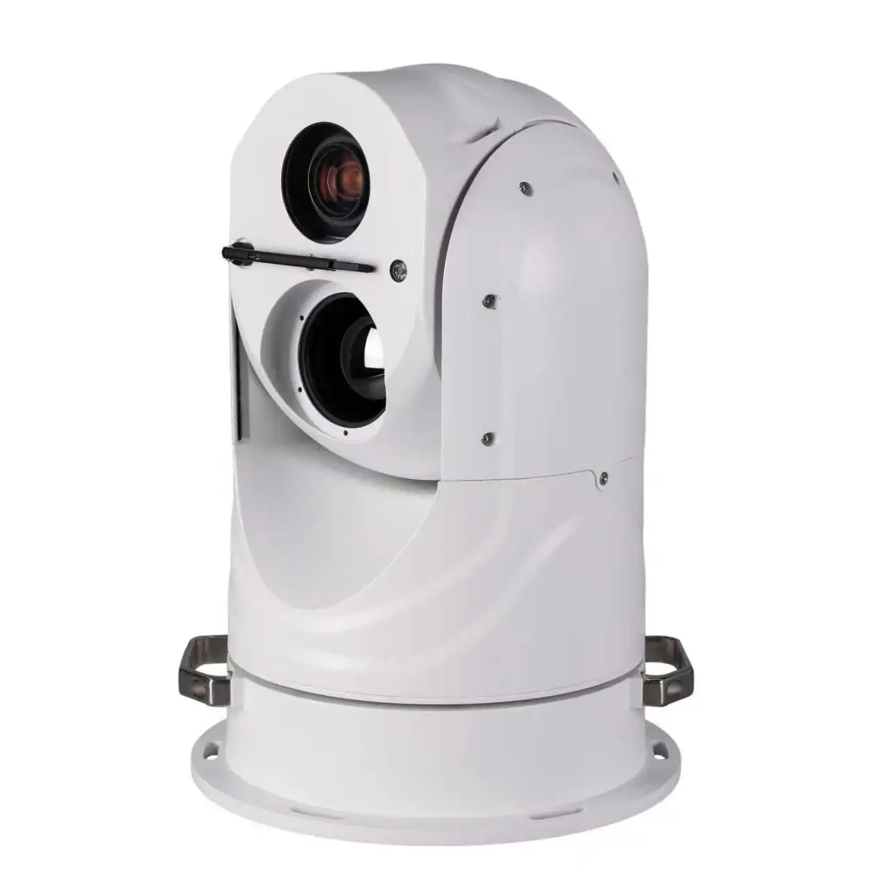Dual Sensor 46x Optical Zoom + Thermal IP Camera With Night Vision, Gyroscope For Marine Target Detection, Recognized, Tracking