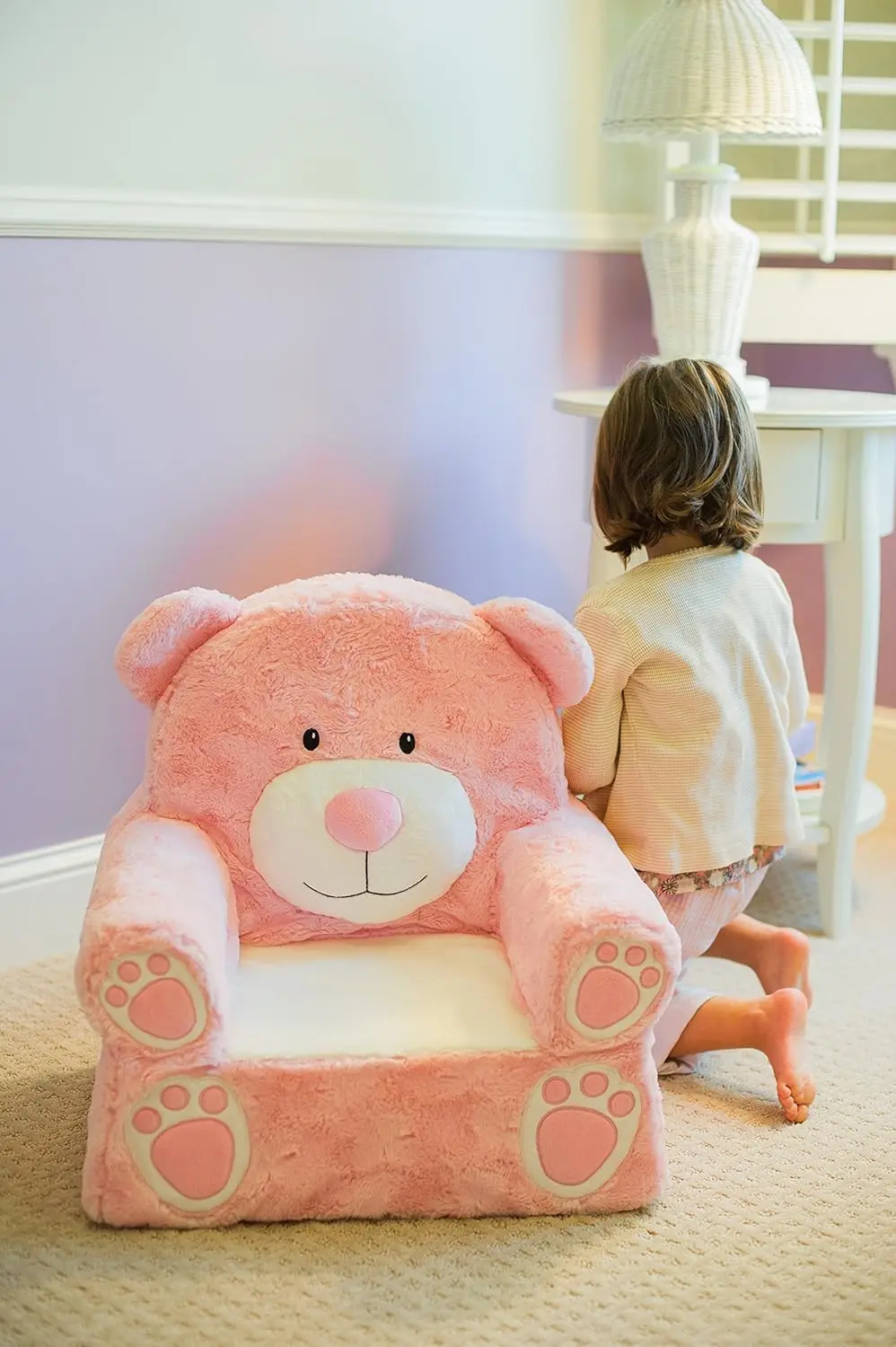 |   Süße Sitze |   Pink Bear Kinderplüschstuhl