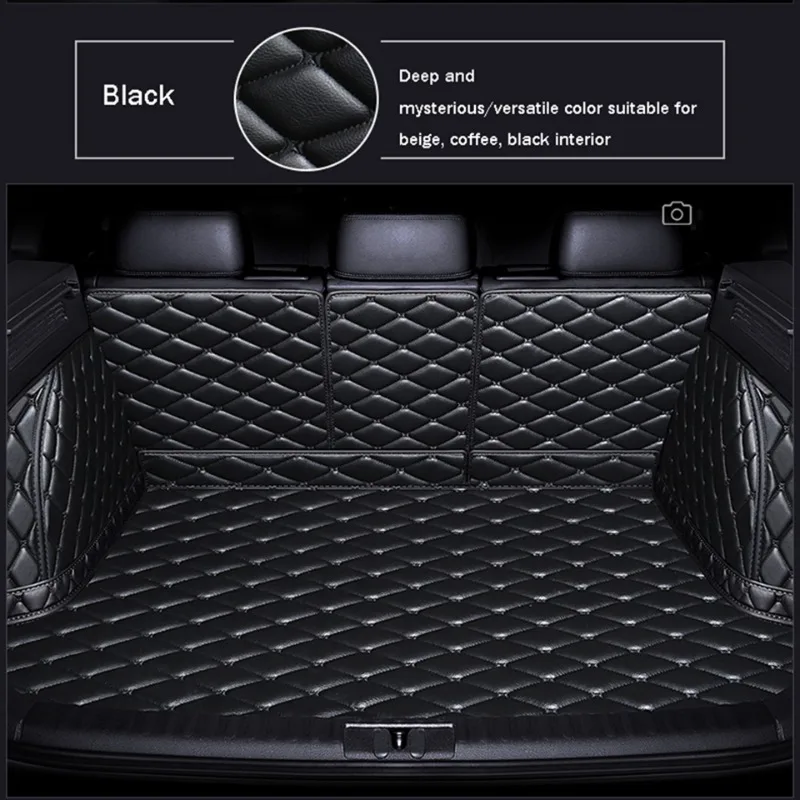 

Full Coverage Custom Car Trunk Mats for Mercedes Benz GLA GLB GLC Coupe 2016-2022 Interior Details car Accessories Carpet