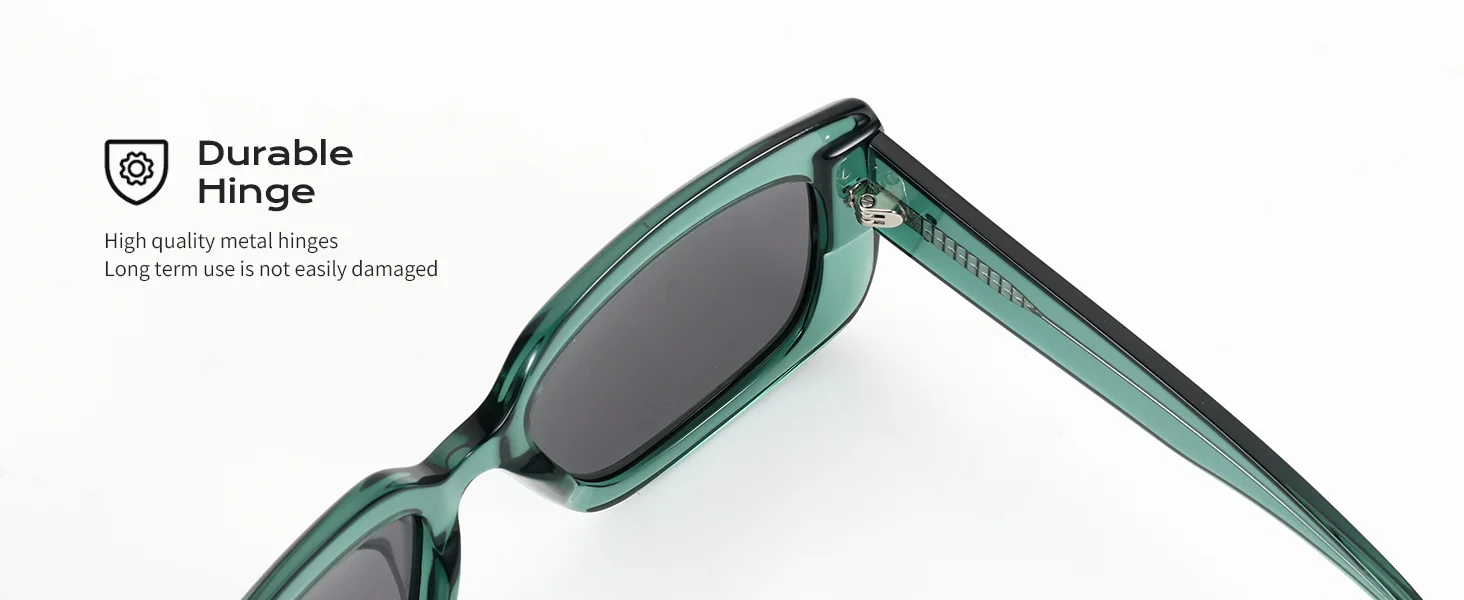 ZENOTTIC Neuheiten Frauen Große Rechteck Polarisierte Sonnenbrille UV400 Schutz Acetat Quadrat Sonnenbrille Mode Schatten – Detail 6