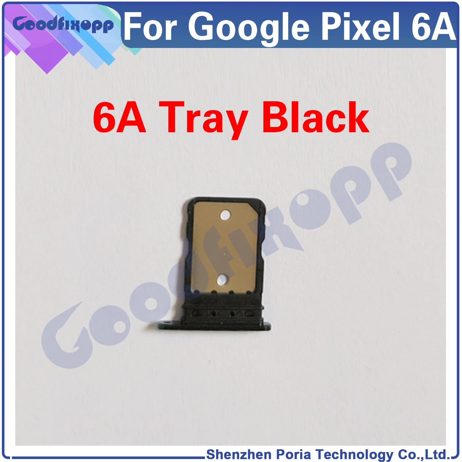 For Google Pixel 6A GX7AS GB62Z G1AZG Pixel6A SIM Card Tray Slot Holder Adapter Socket Parts Sim Tray Holder Replacement