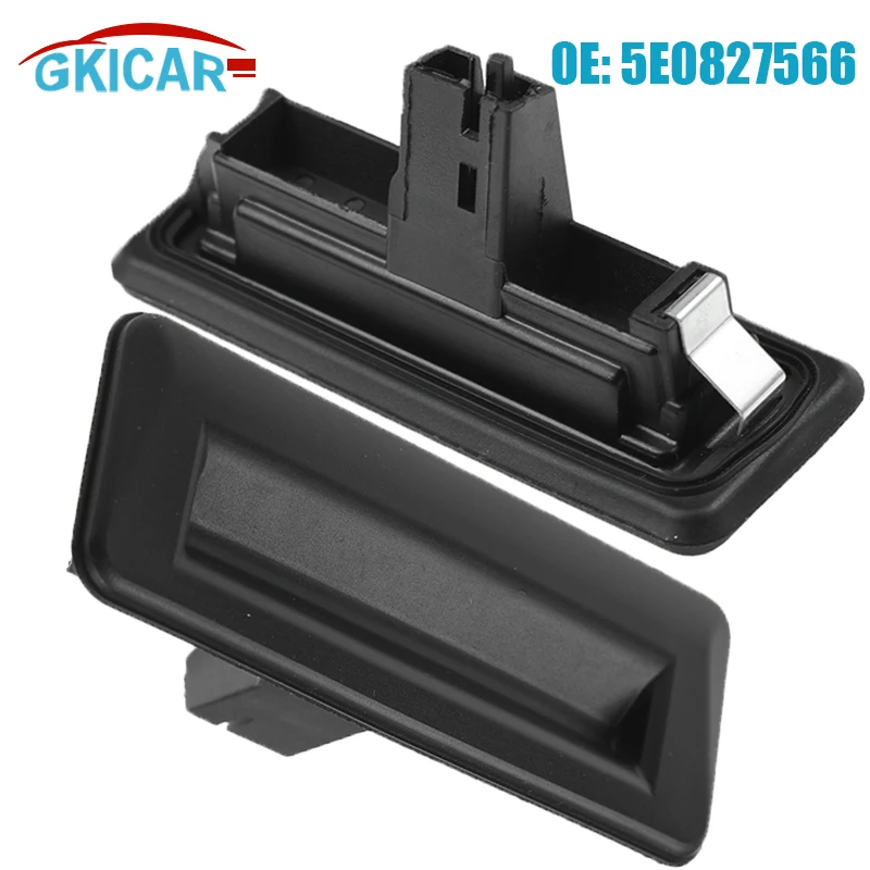 Manija de puerta trasera 5E0827566, interruptor de liberación de maletero para Skoda Yeti Superb Roomster Rapid Fabia Octavia VW Polo