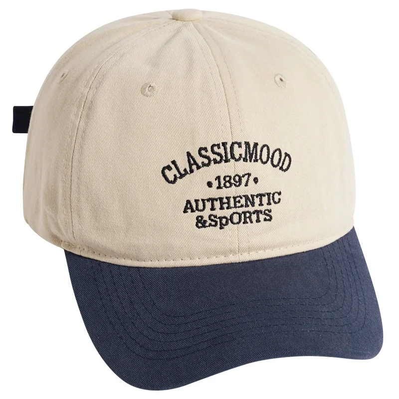 Baseball Cap Spring Summer Korean Style Versatile Face-Looking Small Hat Big Head Circumference Face-Looking Small Peaked Cap