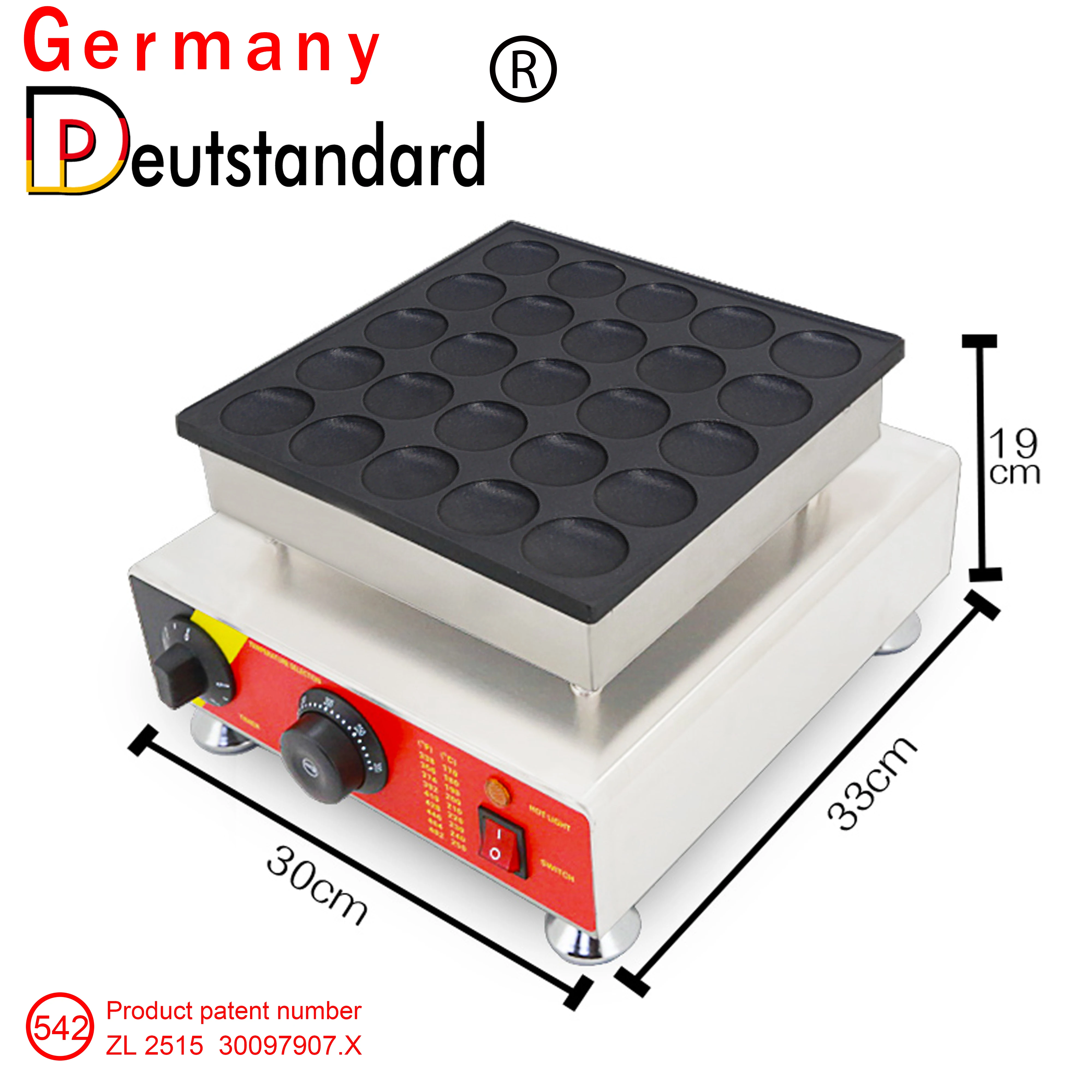 Gaufrier à 25 trous, Machine à gaufres Dorayaki, Grill, appareil de cuisine