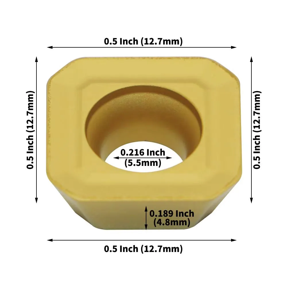 10 قطعة SEHT1204 X45 PC230 SEHT 43 + 10 قطعة SEHT1204 X45 NC325 AFSN إدراجات الطحن لمعالجة الصلب/الفولاذ المقاوم للصدأ