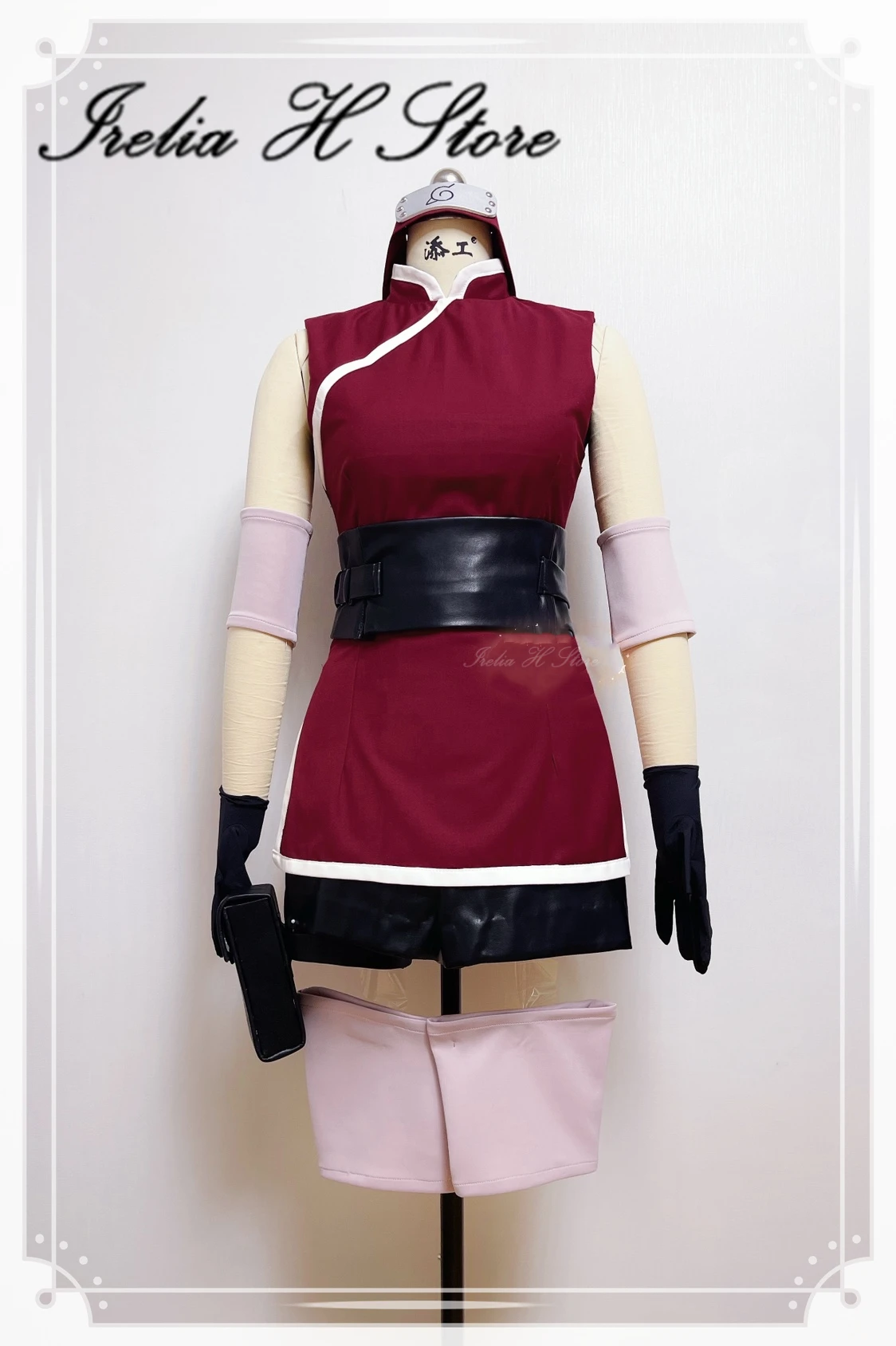 Irelia H Store Custom size/made Anime Cosplay Haruno Sakura Cosplay Costume Haruno Sakura ninja Suit image 3