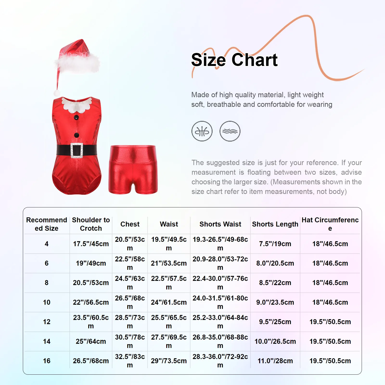 Kid Girls Christmas Santa Claus Cosplay Dance Costume Metallic Sleeveless Ballet Bodysuit Gymnastics Leotard Skating Show Outfit