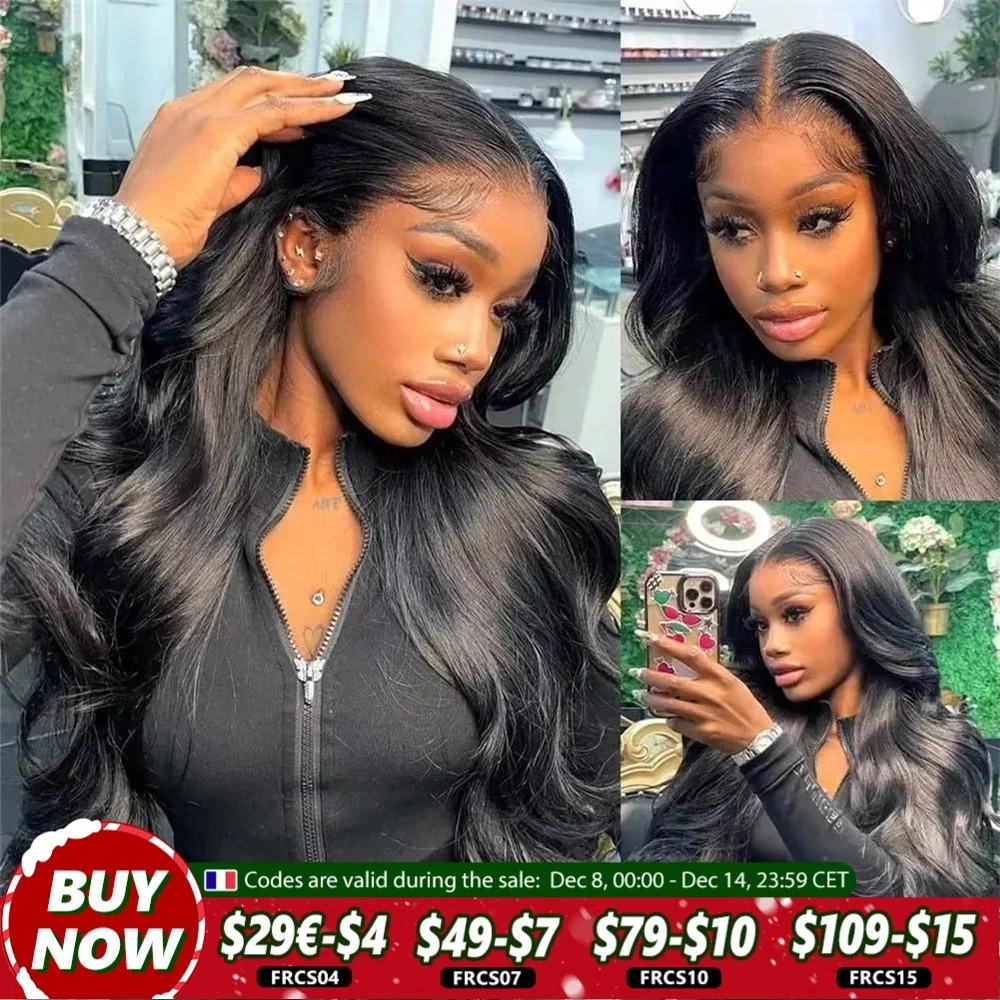 Bling Hair Human Hair Body Wave Wig Brazilian HD Transparent Lace 30 32 Inch 13x4 13x6 360 Front Wigs Lace Frontal Wig For Women