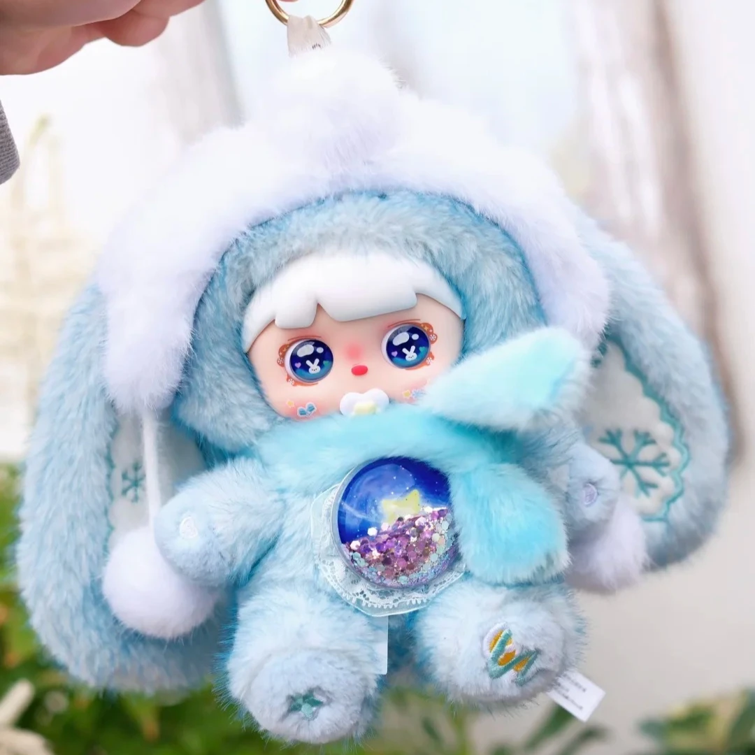 

Mocici Candy Heart Rabbit Plush Vinyl Doll Blind Box Cute Trendy Play Doll Model Desktop Ornament Backpack Pendant Keychain Gift
