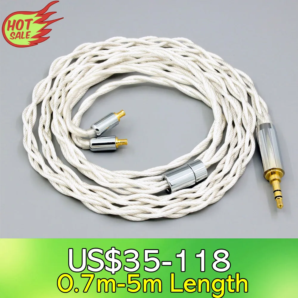 LN008131 Graphene 7N OCC Silver Plated Type2 Earphone Cable For Audio Technica ATH-CKR100 CKR90 CKS1100 CKR100IS CKS1100IS