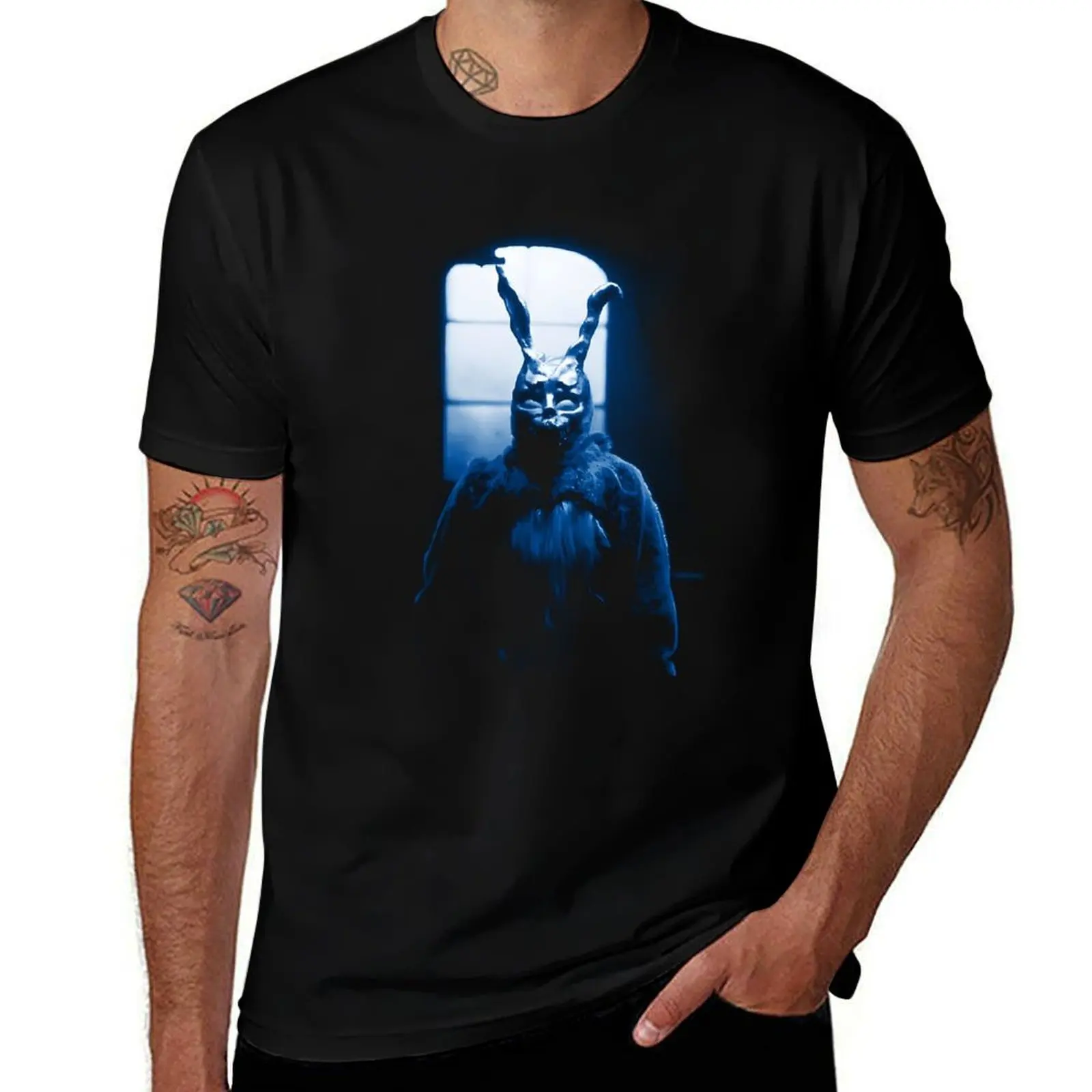 Frank the Donnie Darko rabbit costume T-Shirt Casual Lightweight Short Sleeve Top T-Shirt