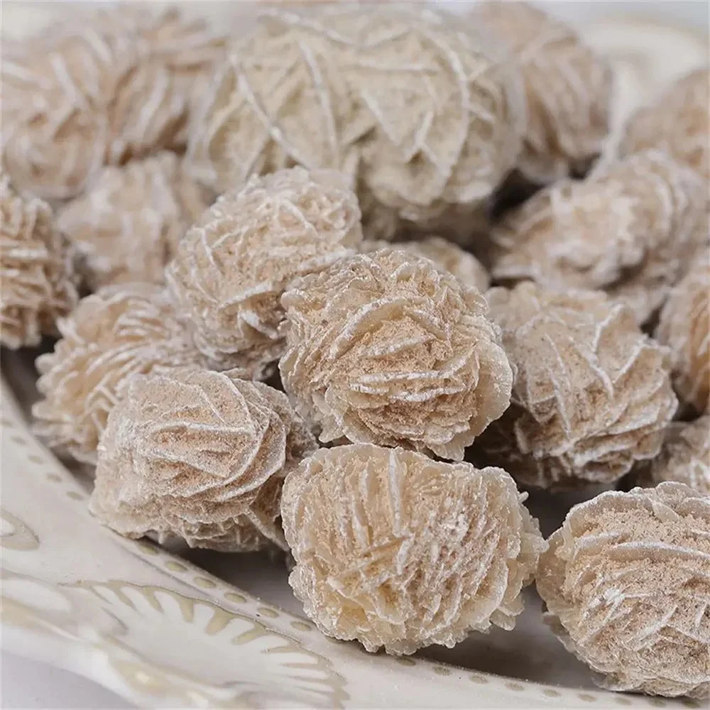 10pcs Natural Mineral Standard Desert Rose Mineral Energy Stone Home Stone Decoration Raw Stone Collection Teaching Specimens