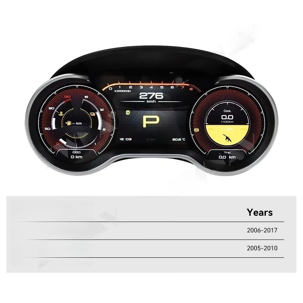 12.3-inch Car Lcd Digital Dashboard for  ML GL 2005-2010 Cluster Instrument Panel Car Speedometer