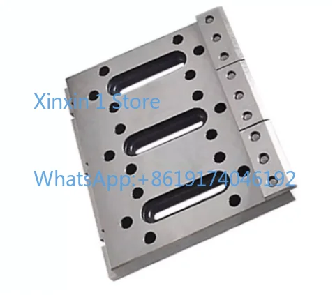 

120x100X15mm M8 CNC Wire EDM Fixture Board Stainless Jig Tool Fit Leveling & Clamping