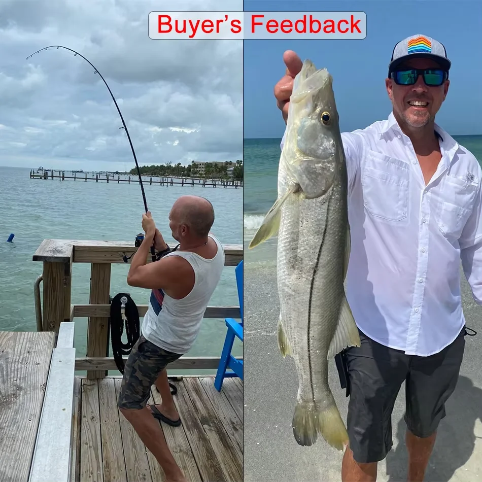 Premium 4 Section Travel Spinning Rod Fuji Guide Ring Carbon Fiber Fishing Rod for Carp Bass