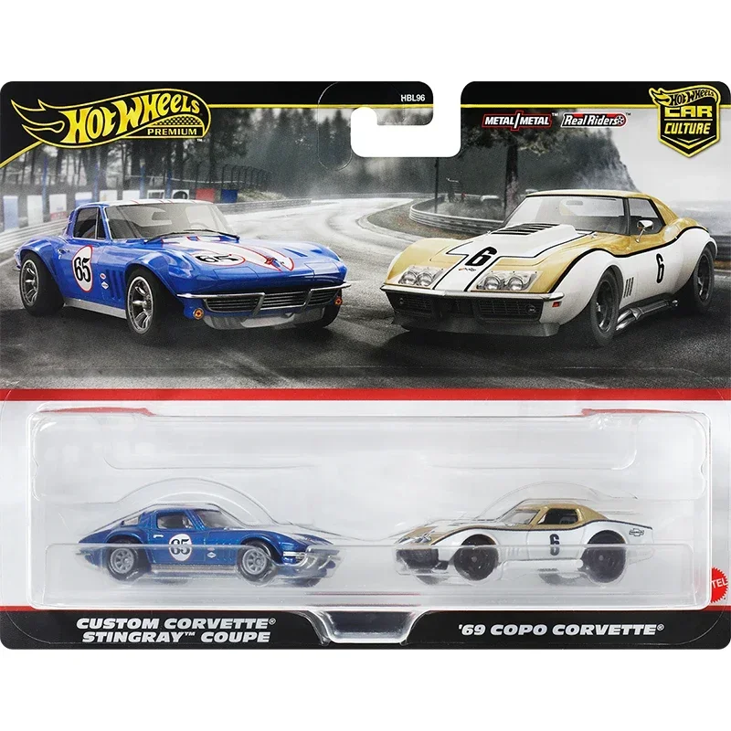 Original Hot Wheels Premium Car Culture Diecast 1/64 Spielzeug Jungen Nissan Silvia Primera Copo Corvette Stingray Coupe Geburtstagsgeschenk