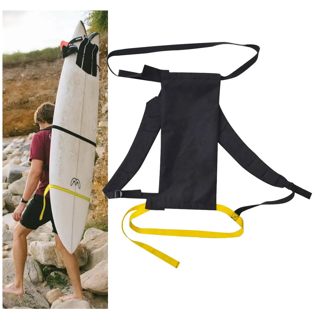 Surfboard Carrier Board Sling SUP Paddle Board Backpack Longboard Walking Skating Cycling Vertical Transportation