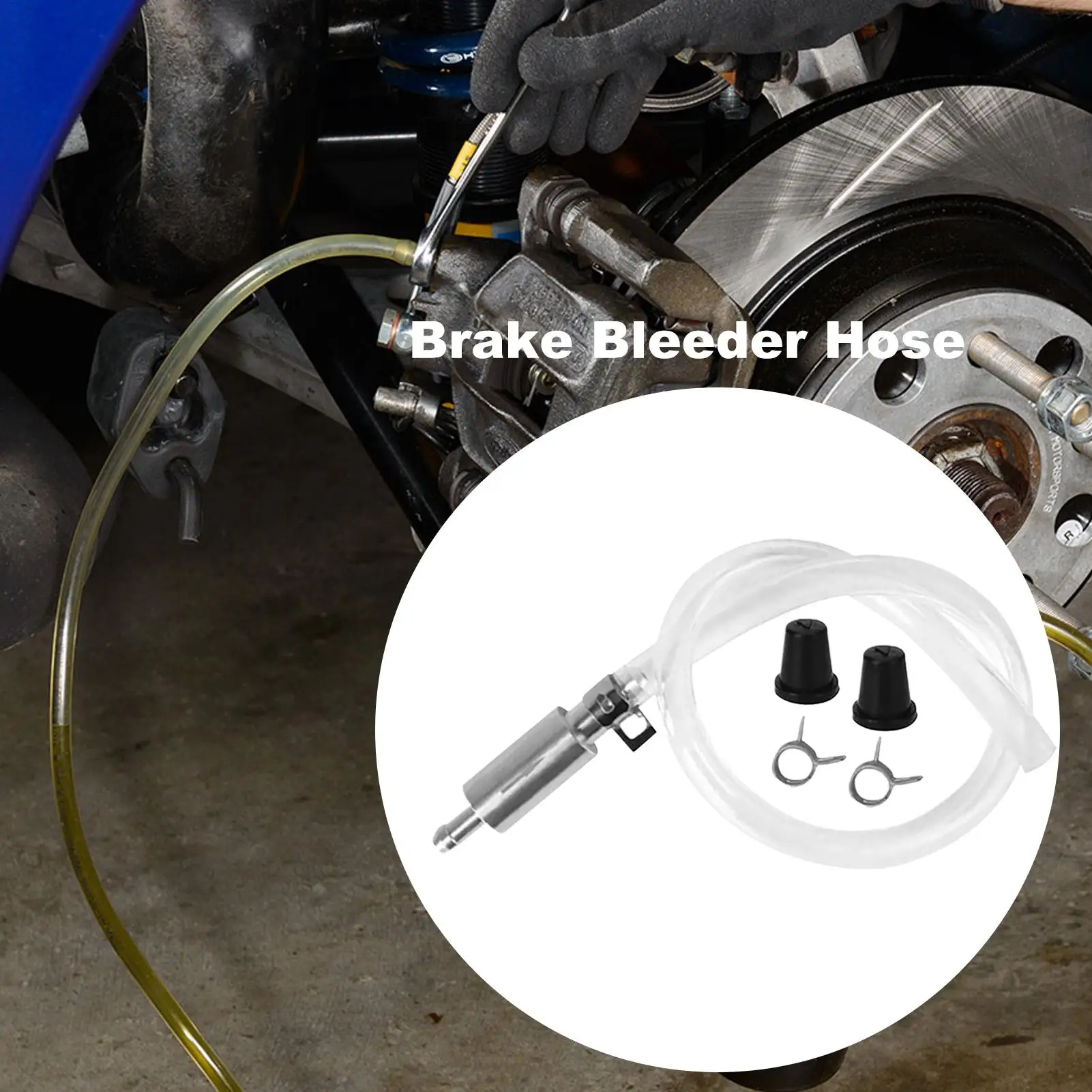 Brake Bleeder Tube Single Way Check Valve Bleeder Hose Clutch Hydraulic System Deflating Equipment For Car Motorbike SUV