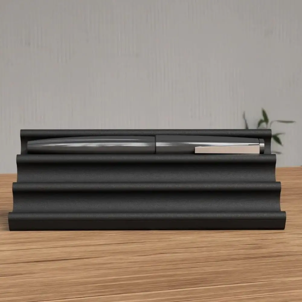 

Простой трехслойный держатель для ручек, многофункциональный водонепроницаемый 3D пенал, трапециевидный настольный орнамент, канцелярские принадлежности, отделка школы