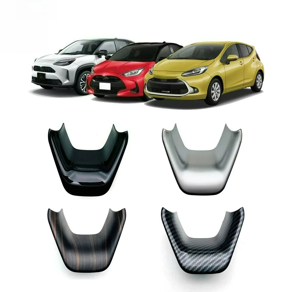 

Interior Accessories For Toyota Yaris Cross Aqua Sienta 2021 2022 2023 caronfiber Steering Wheel Panel Switch Button Cover