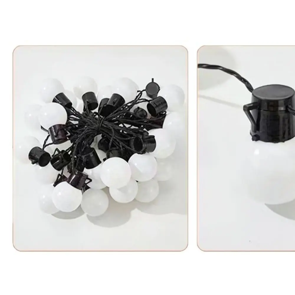 Outdoor Solar Globe LED String Lights Waterproof Decorative For Camping Canopy Garden Patio Wedding Event Party Lamp