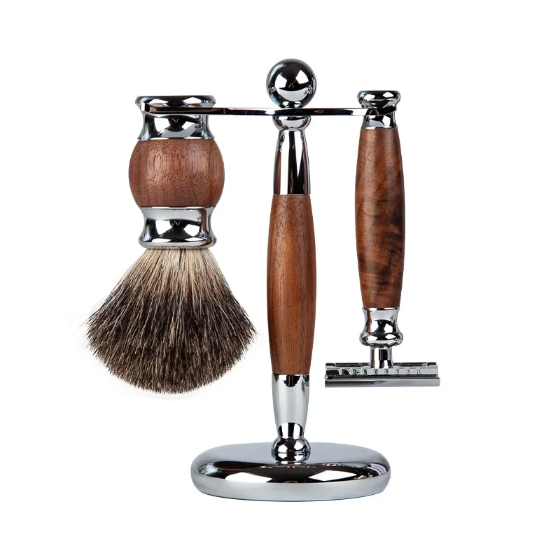 

Manual shaver men's old-fashioned shaver five layer blade men's gift box